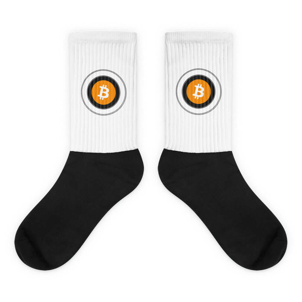 Bitcoin Socks – Comfortable socks with Bitcoin logo design