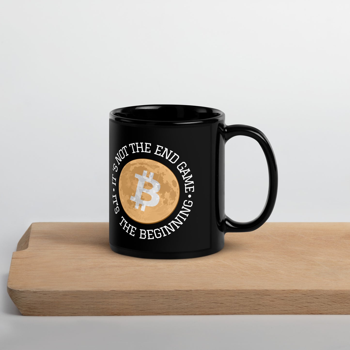 Its not the end game Black Glossy Mug