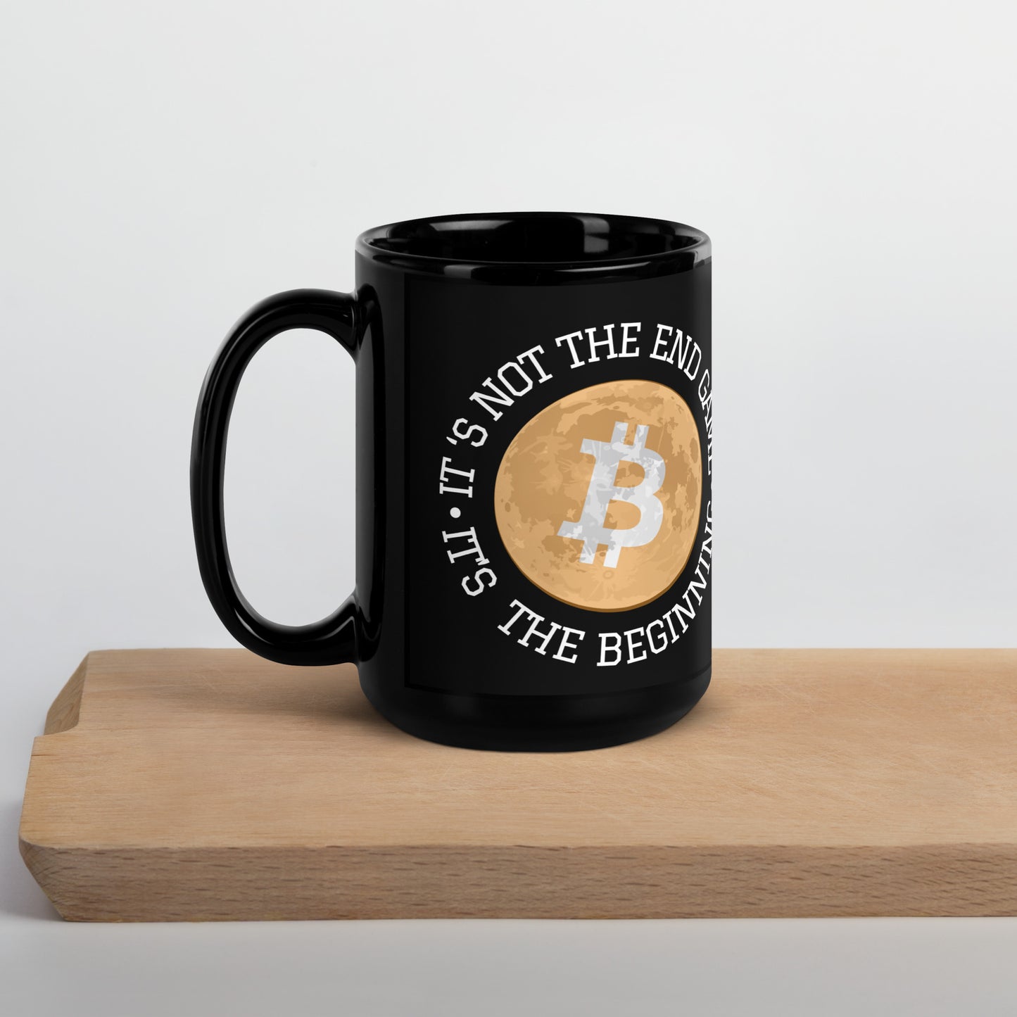 Its not the end game Black Glossy Mug