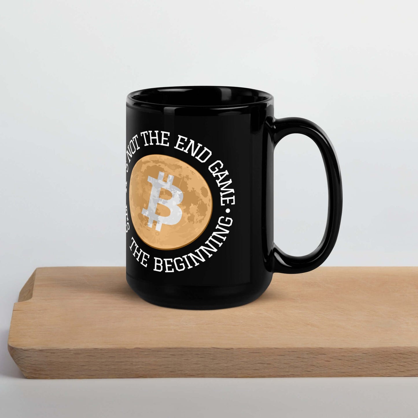 Its not the end game Black Glossy Mug
