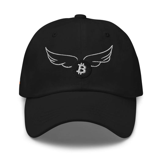 Bitcoin Will Free You Dad Hat – Adjustable cap with a Bitcoin slogan design
