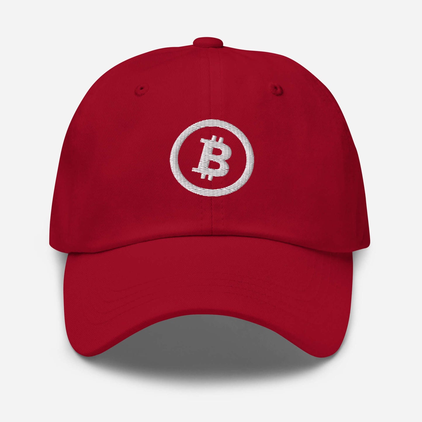 Bitcoin Dad Hat – Adjustable cap with a simple Bitcoin logo design