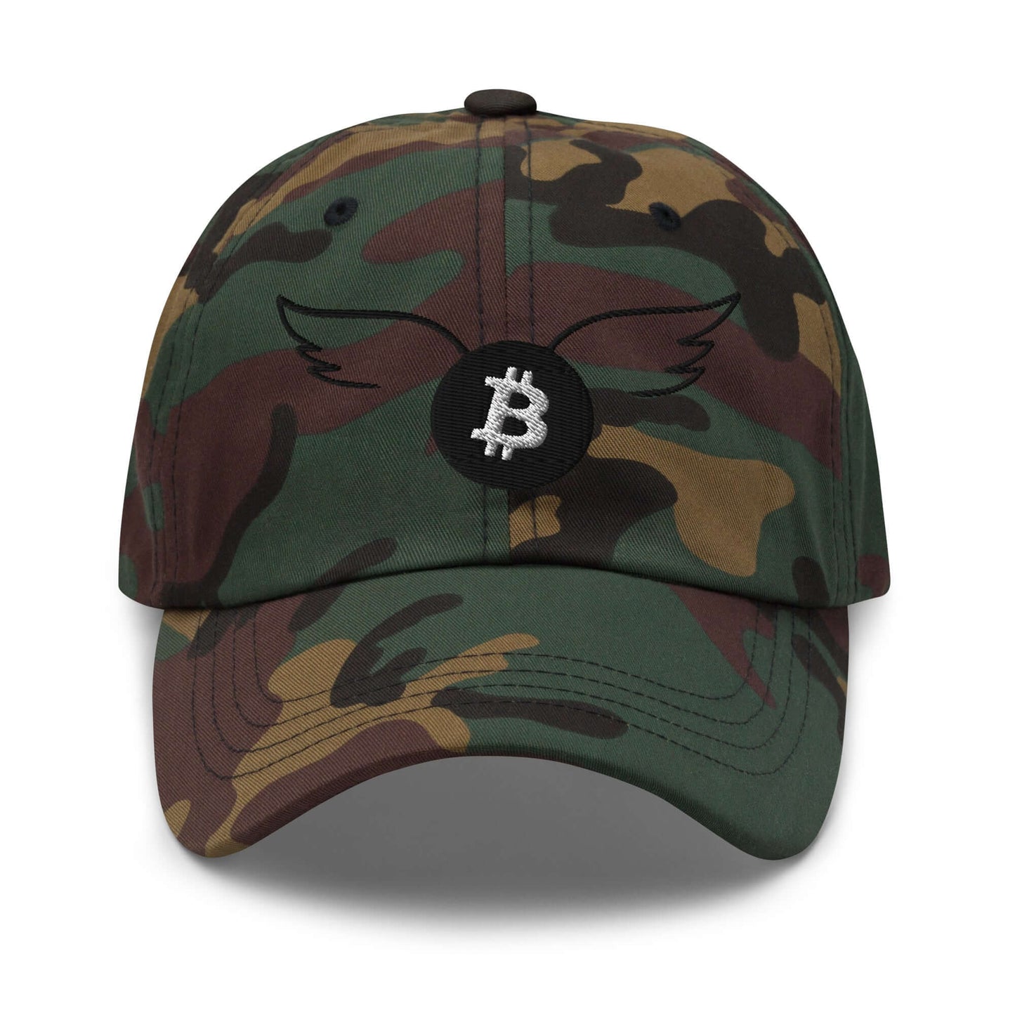 Bitcoin Will Free You Dad Hat – Adjustable cap with a Bitcoin slogan design