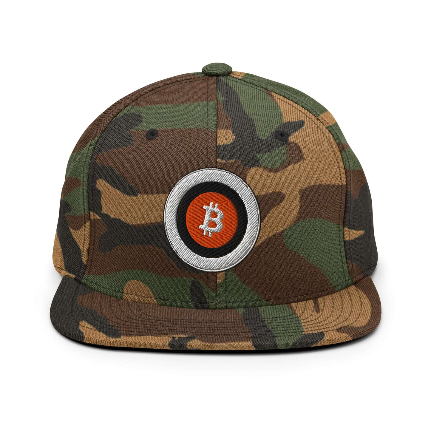 Bitcoin Plebs Snapback Hat – Adjustable flat-brim cap with Bitcoin-themed design