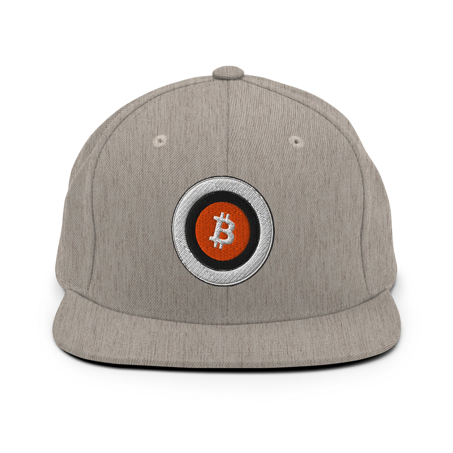 Bitcoin Plebs Snapback Hat – Adjustable flat-brim cap with Bitcoin-themed design