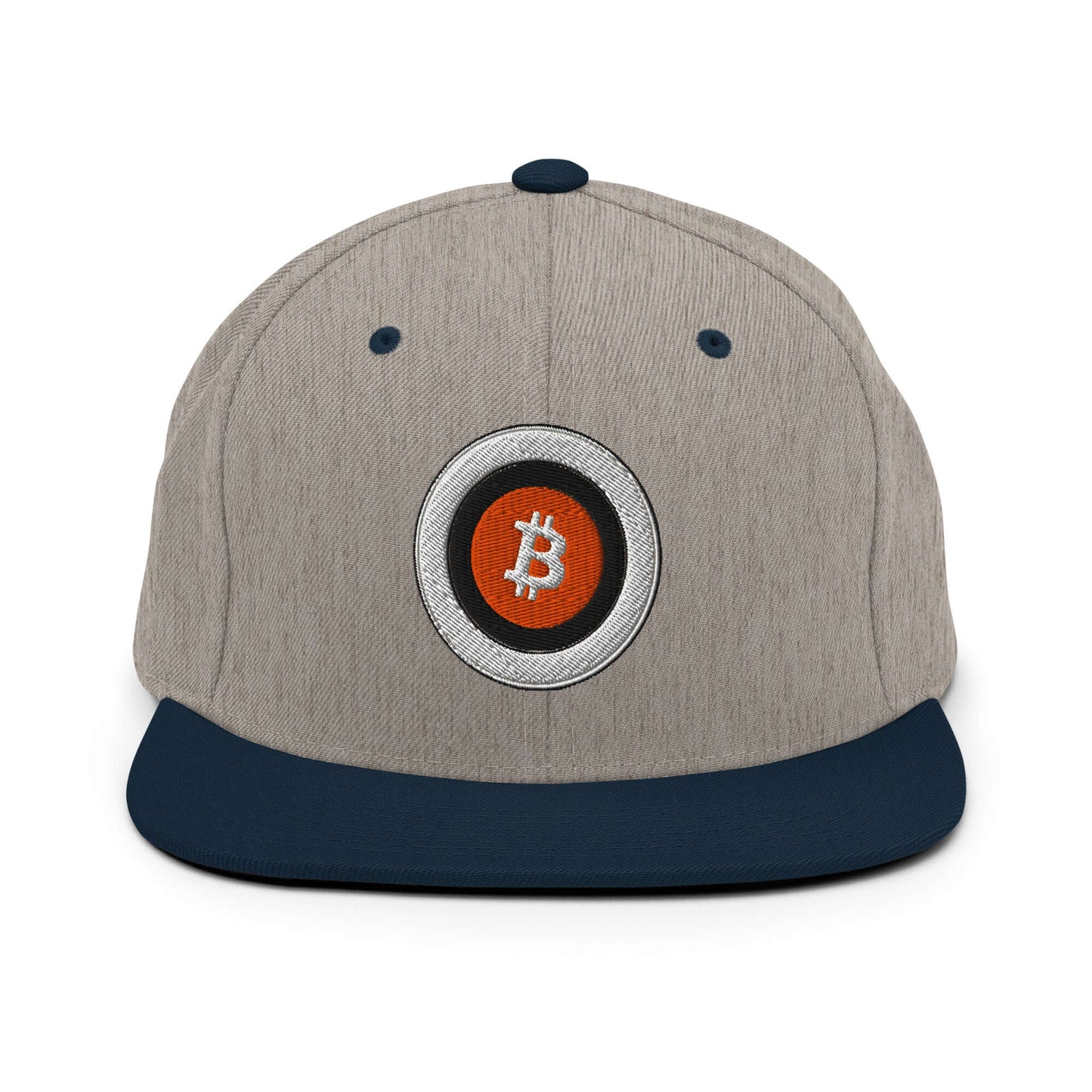 Bitcoin Plebs Snapback Hat – Adjustable flat-brim cap with Bitcoin-themed design