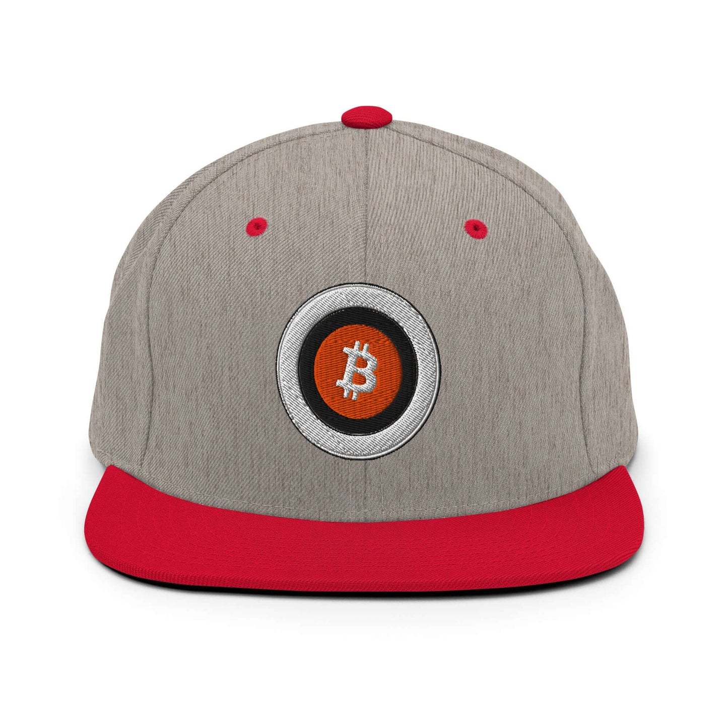 Bitcoin Plebs Snapback Hat – Adjustable flat-brim cap with Bitcoin-themed design