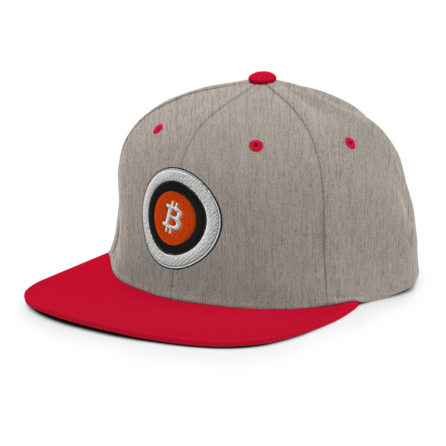 Bitcoin Plebs Snapback Hat – Adjustable flat-brim cap with Bitcoin-themed design