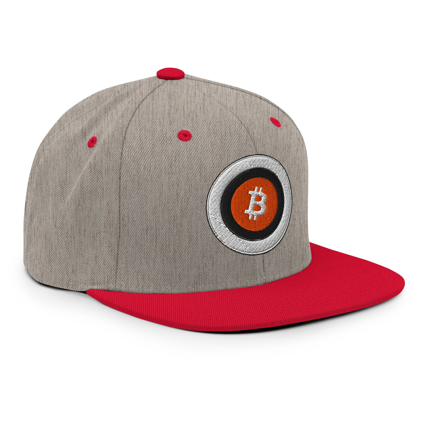 Bitcoin Plebs Snapback Hat – Adjustable flat-brim cap with Bitcoin-themed design