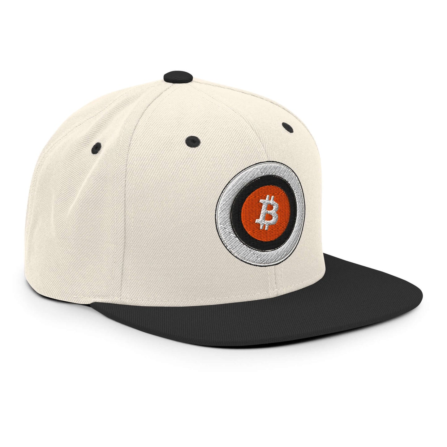 Bitcoin Plebs Snapback Hat – Adjustable flat-brim cap with Bitcoin-themed design