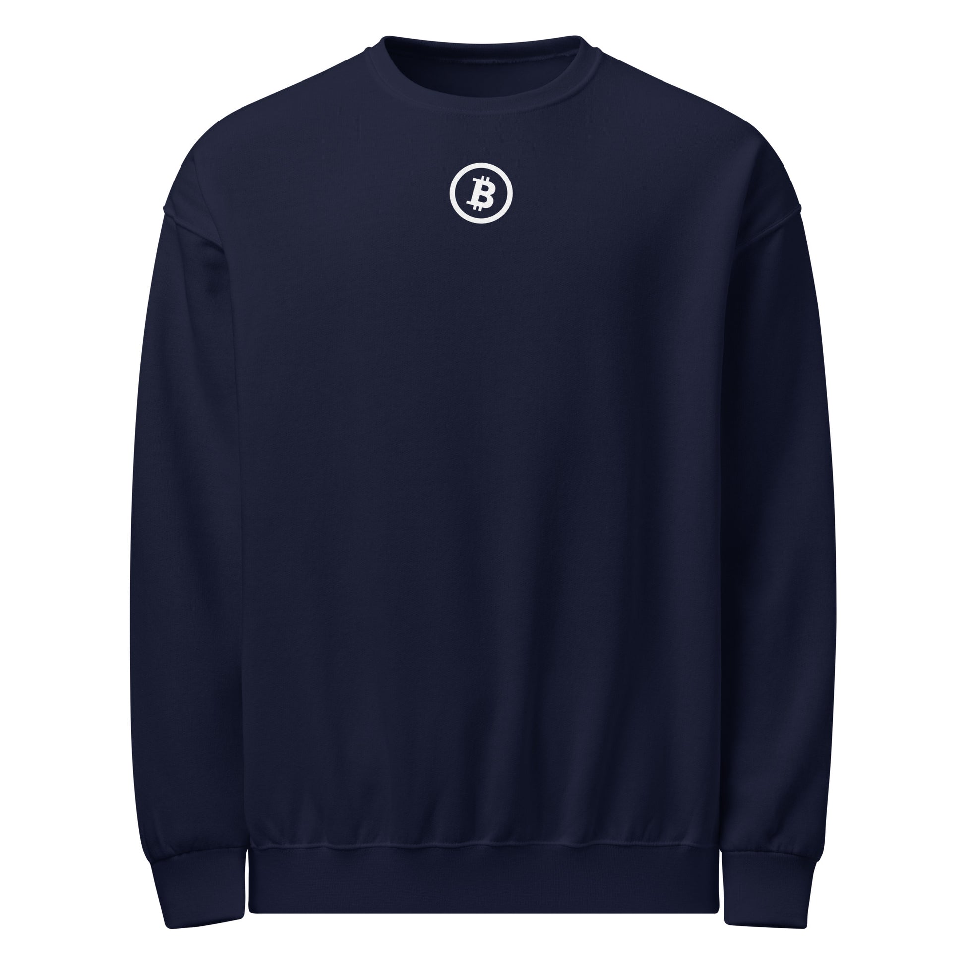 Bitcoin Crew Neck Sweatshirt – Comfortable and casual sweatshirt featuring the Bitcoin logo