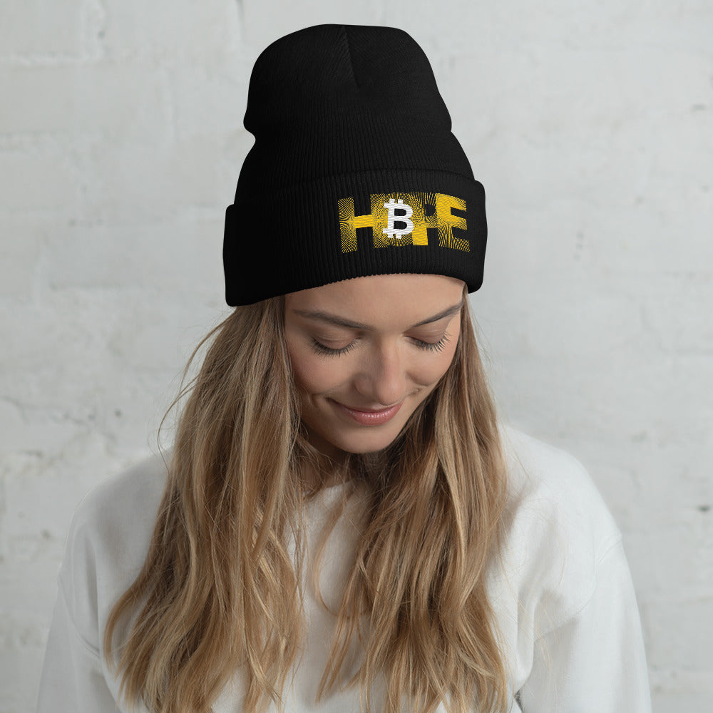 Bitcoin is Hope Cuffed Beanie
