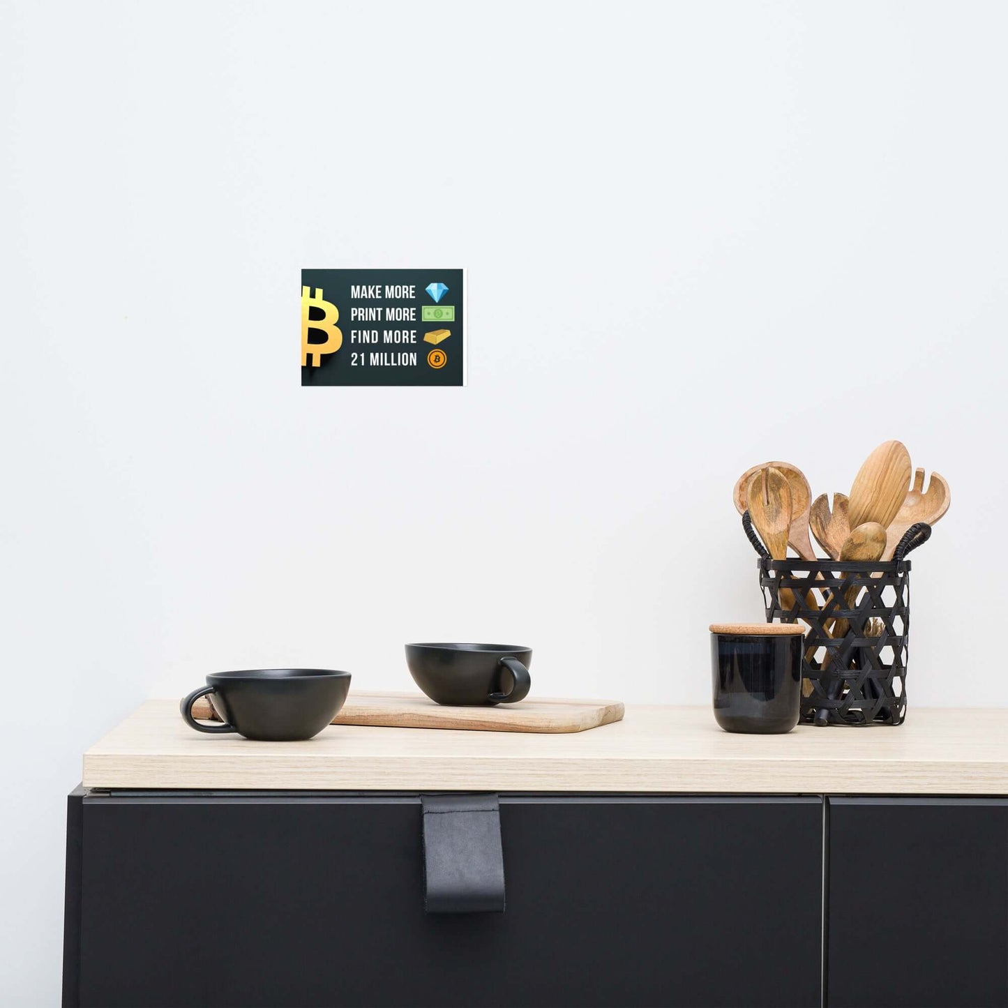 Shop the 21 Million Bitcoin Poster—celebrate Bitcoin’s limited supply with this striking, Bitcoin-inspired artwork