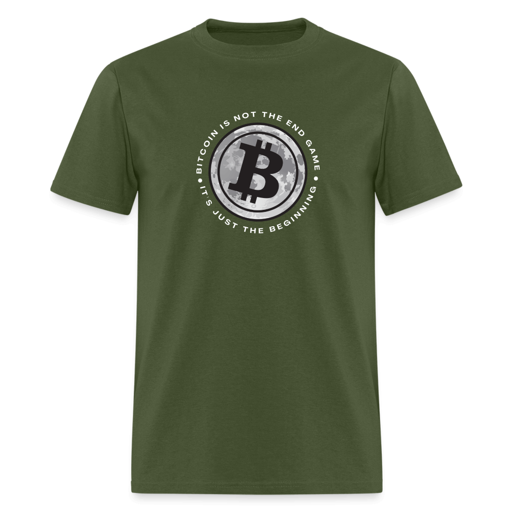 Bitcoin is not the end game Men’s Premium Hoodie - military green