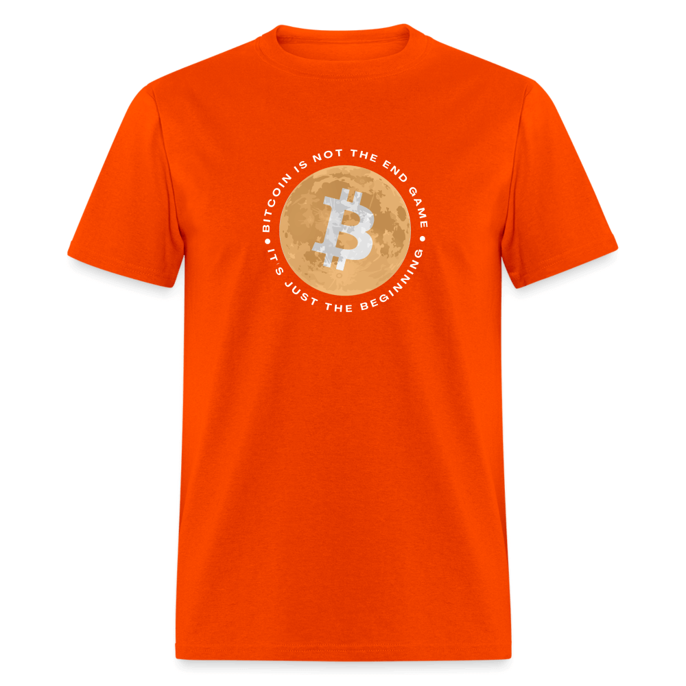 Bitcoin is not the end game Unisex Classic T-Shirt - orange