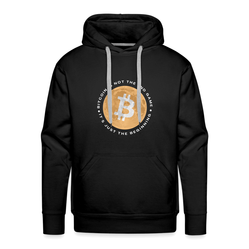 Bitcoin is not the end game Men’s Premium Hoodie - black