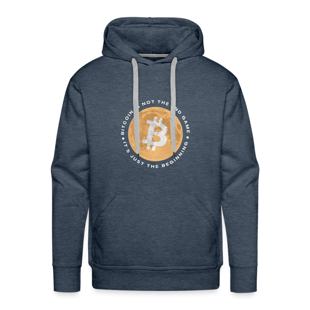 Bitcoin is not the end game Men’s Premium Hoodie - heather denim