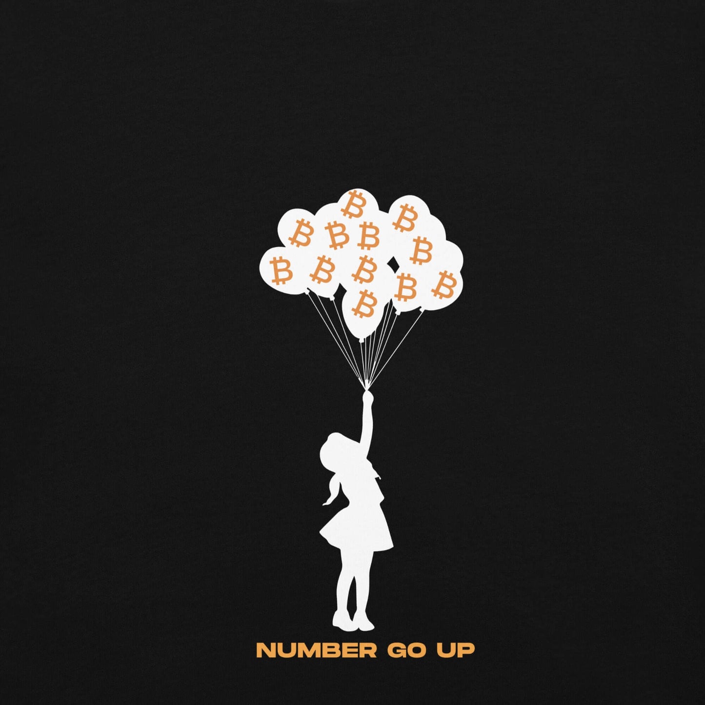 Unisex Number Go Up 2 Garment-Dyed Heavyweight T-Shirt – Comfortable, durable t-shirt with a Bitcoin-themed 'Number Go Up' design