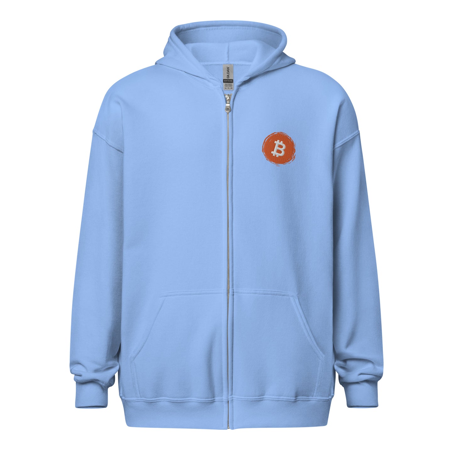 Bitcoin Make War Unaffordable Unisex heavy blend zip hoodie