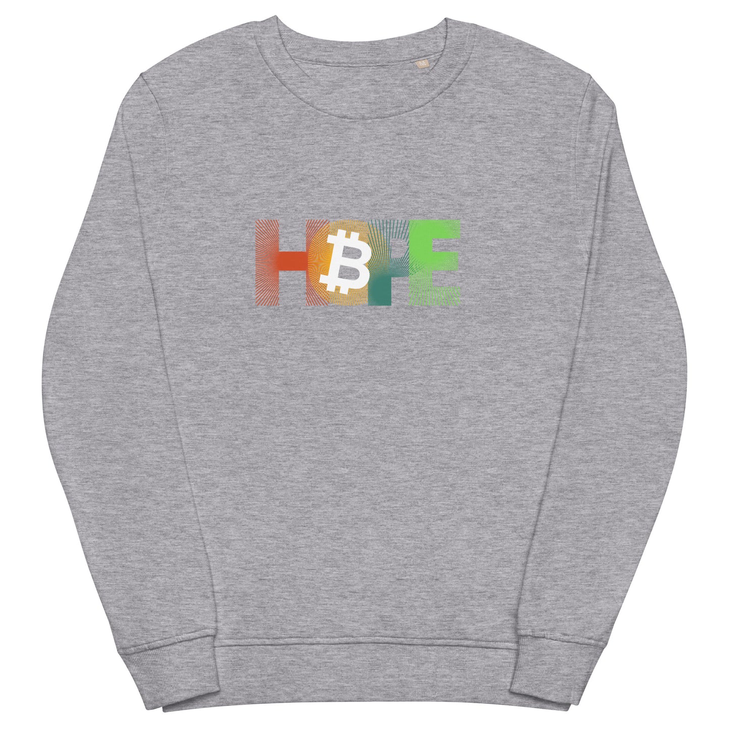 Bitcoin is Hope Unisex organic sweatshirt
