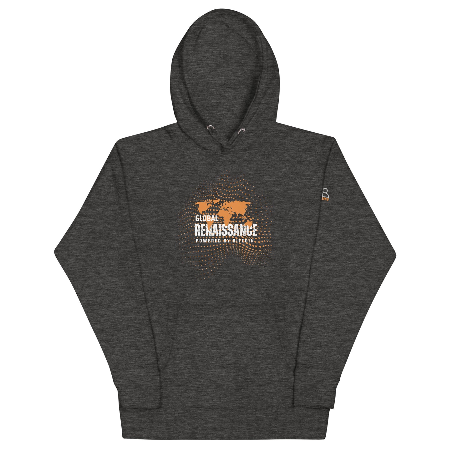 Global Renaissance Unisex Hoodie – Stylish and comfortable hoodie with Bitcoin-themed global design