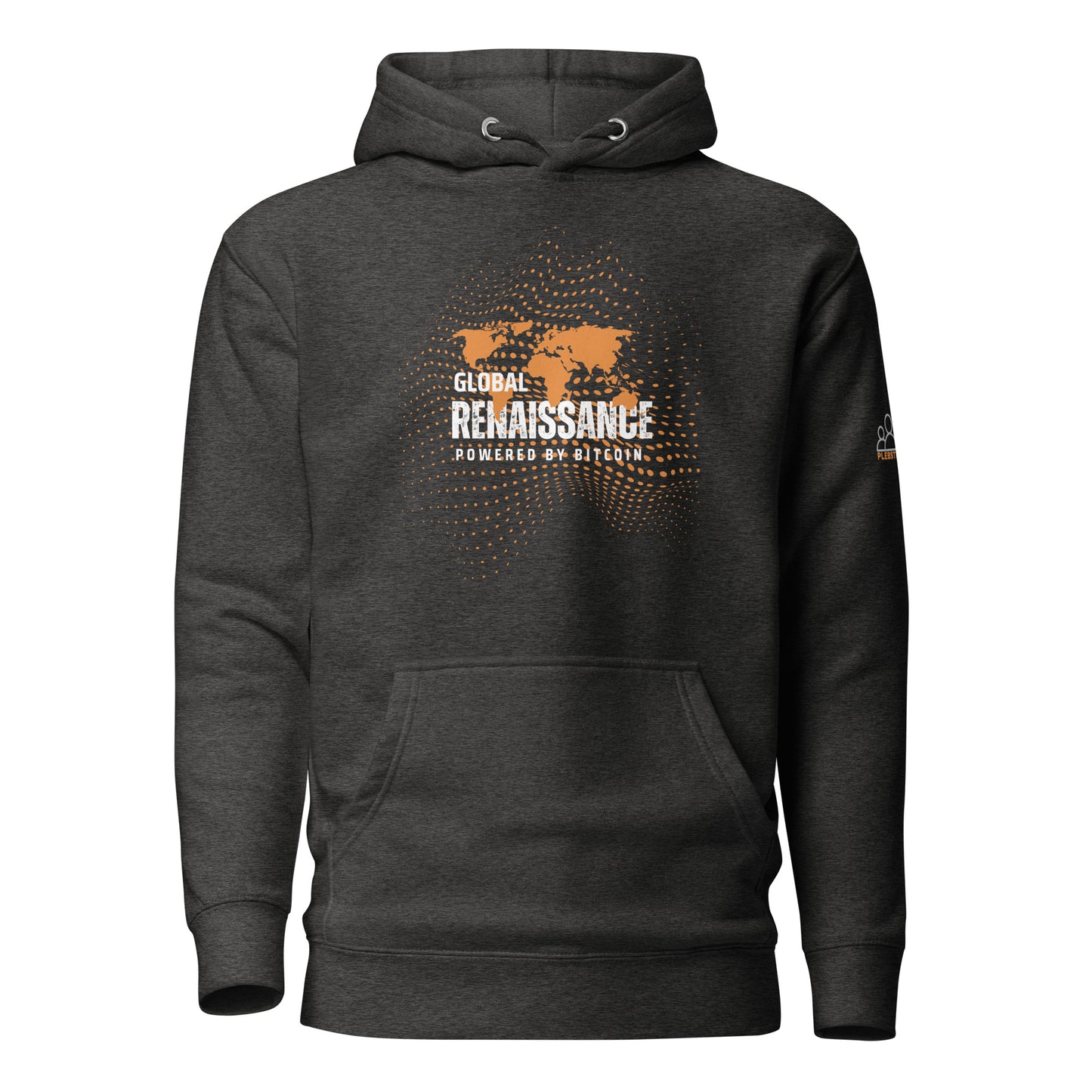 Global Renaissance Unisex Hoodie – Stylish and comfortable hoodie with Bitcoin-themed global design