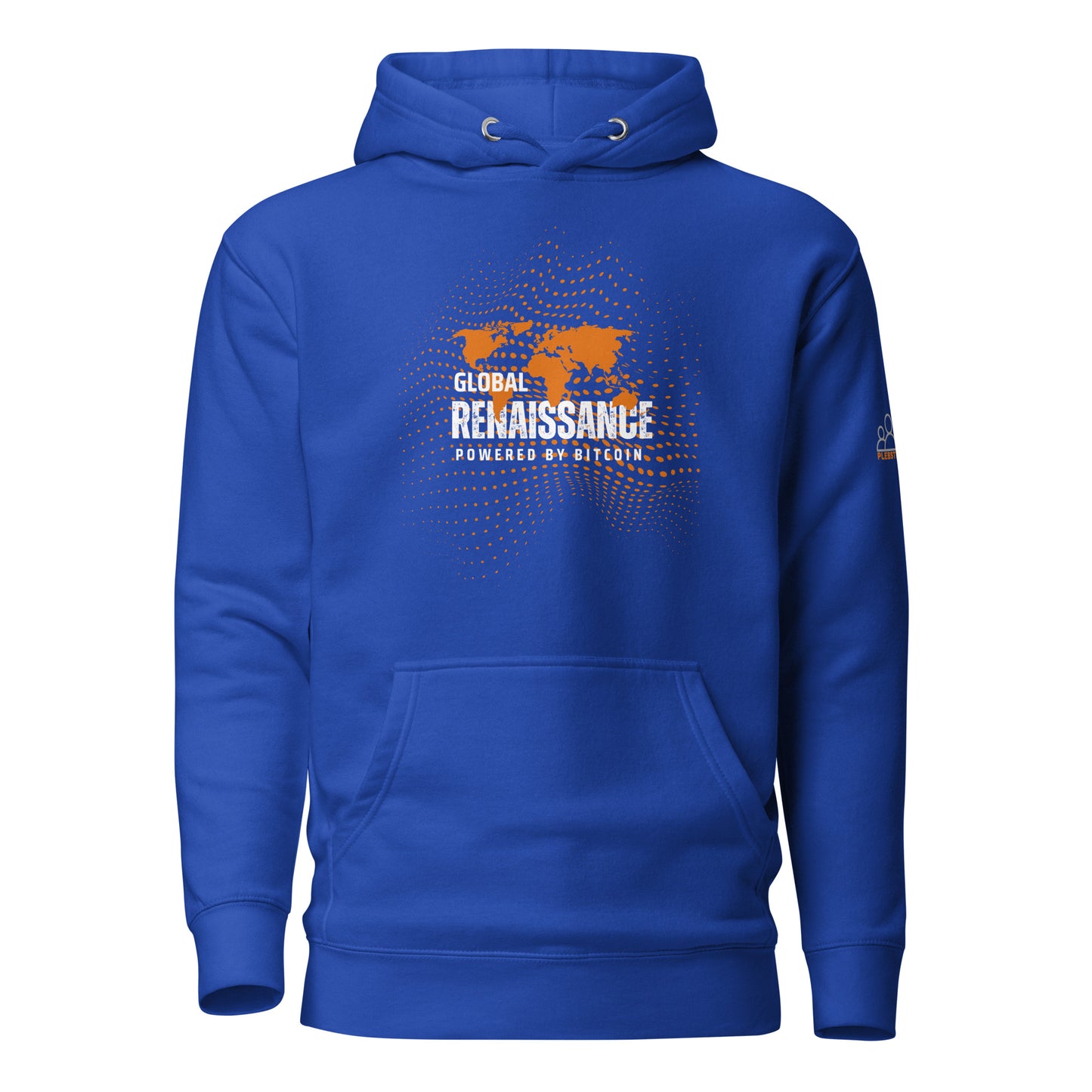 Global Renaissance Unisex Hoodie – Stylish and comfortable hoodie with Bitcoin-themed global design