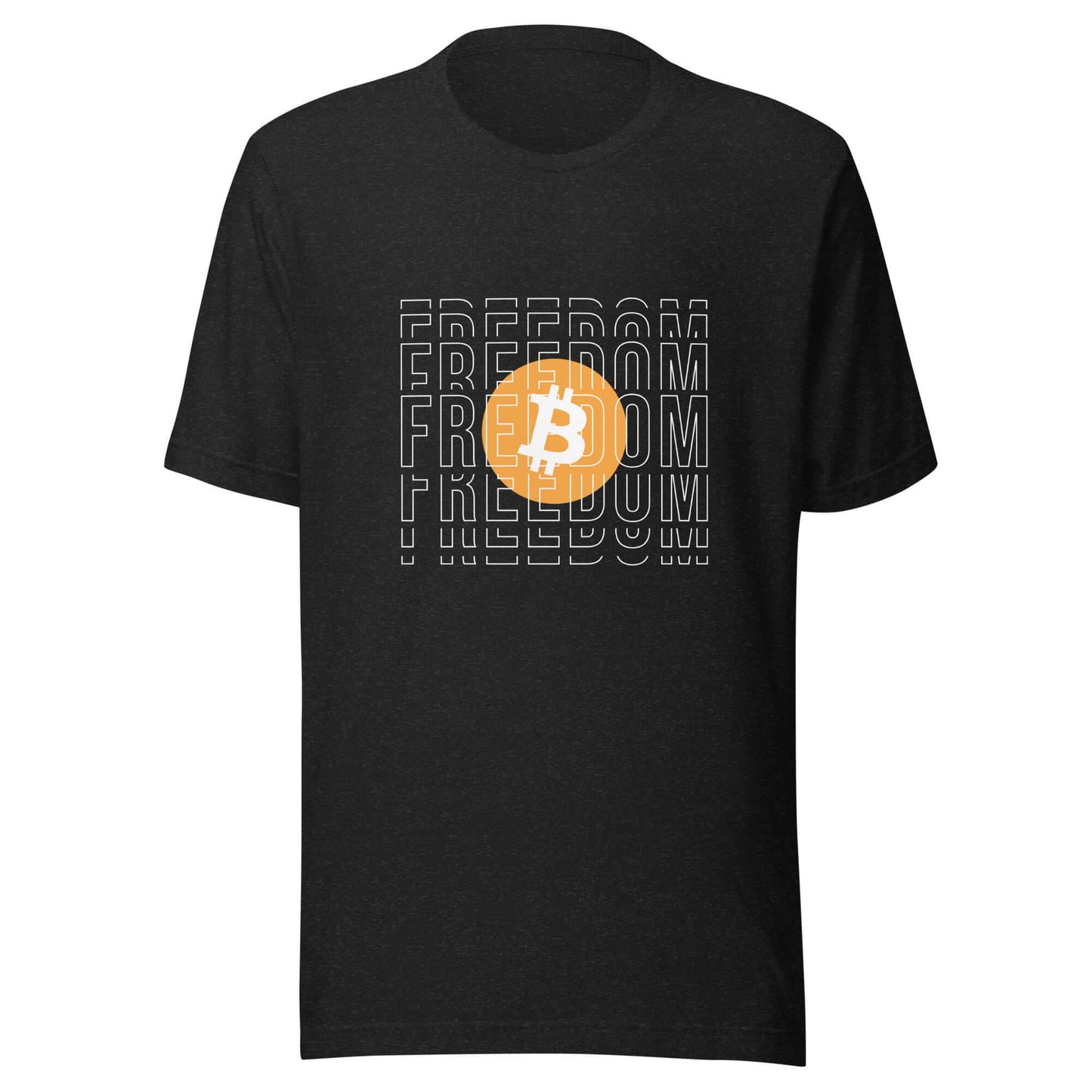 Bitcoin Freedom Unisex T-Shirt – Comfortable t-shirt featuring a Bitcoin freedom-themed design