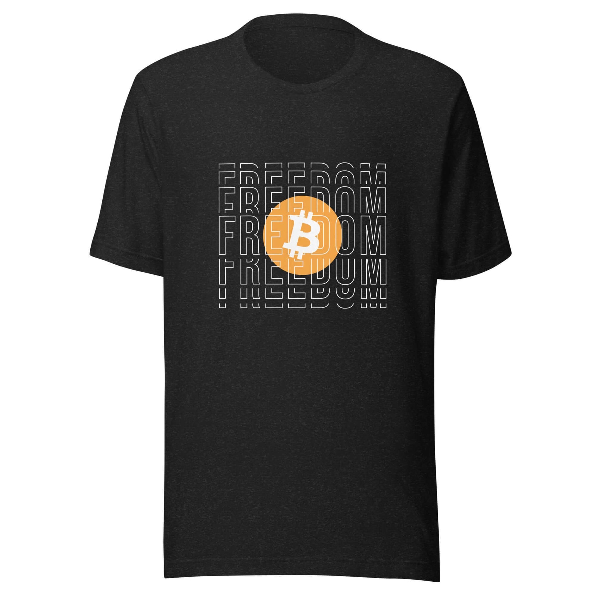 Bitcoin Freedom Unisex T-Shirt – Comfortable t-shirt featuring a Bitcoin freedom-themed design
