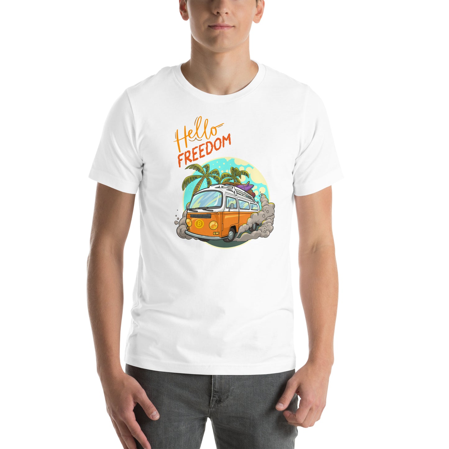 Hello Freedom Unisex t-shirt