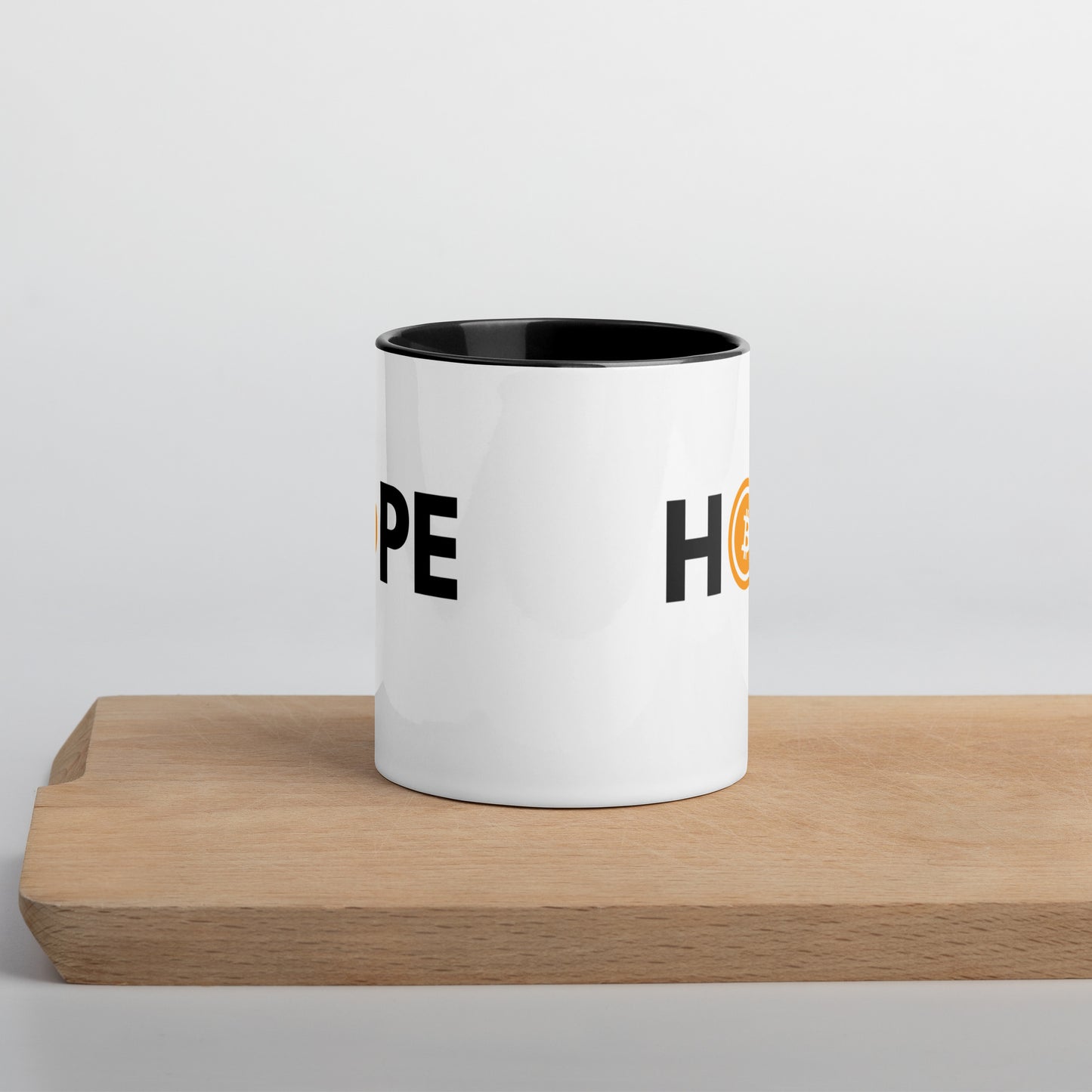 Bitcoin is Hope Mug with Color Inside