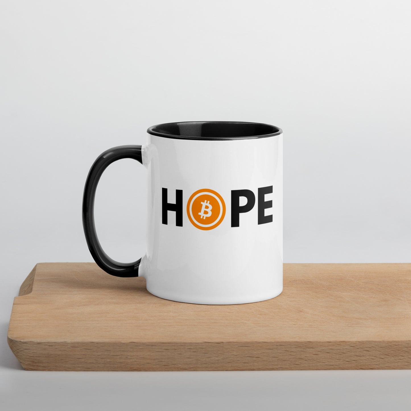 Bitcoin is Hope Mug with Color Inside