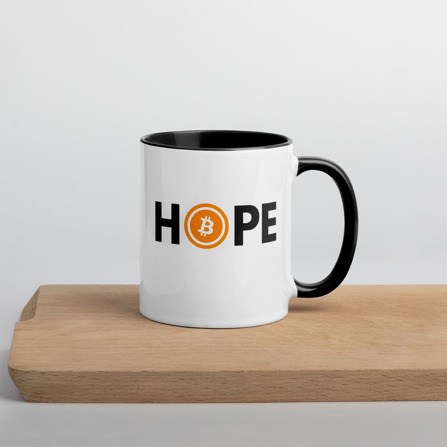 Bitcoin is Hope Mug with Color Inside