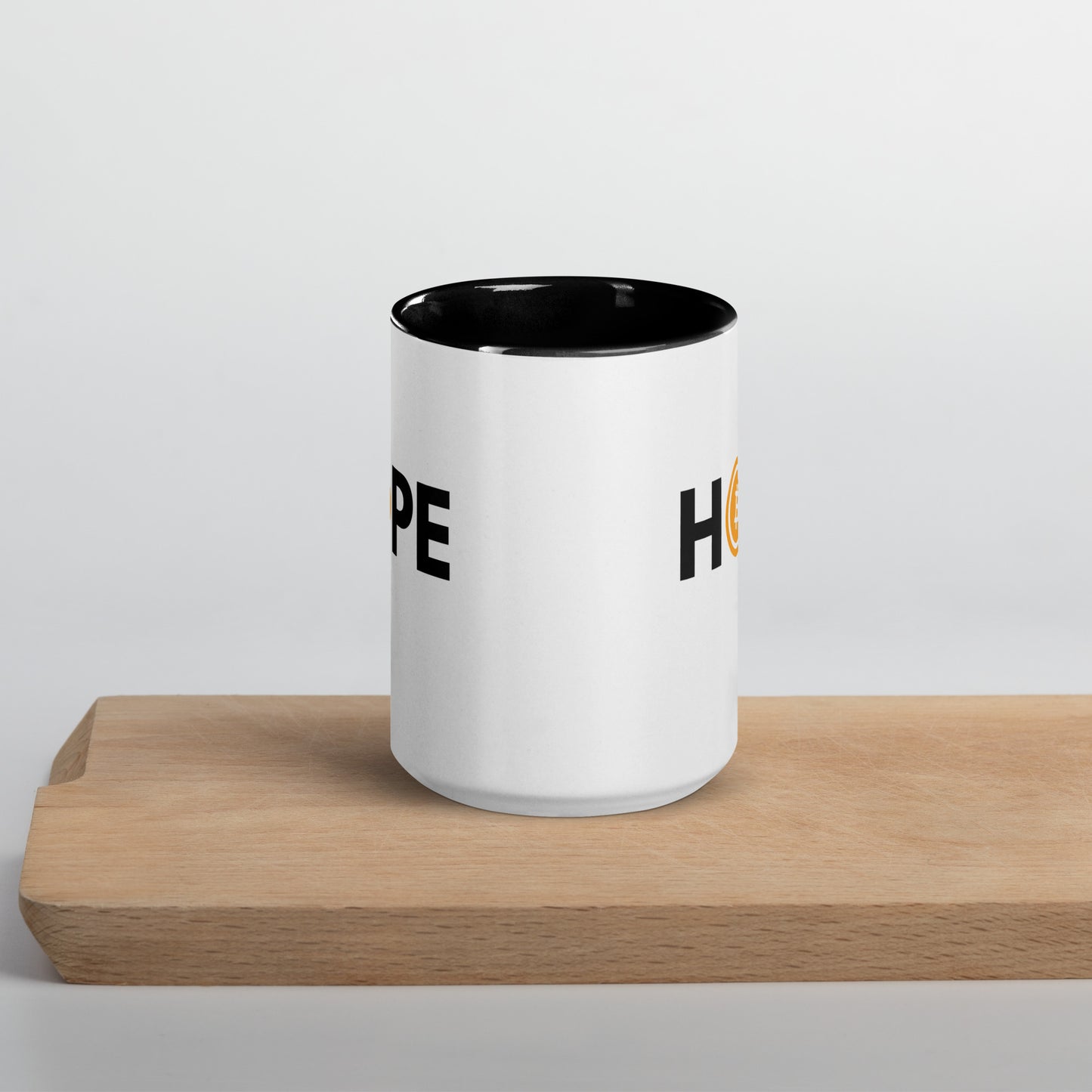 Bitcoin is Hope Mug with Color Inside