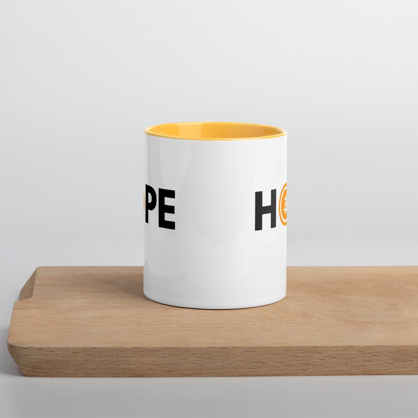 Bitcoin is Hope Mug with Color Inside