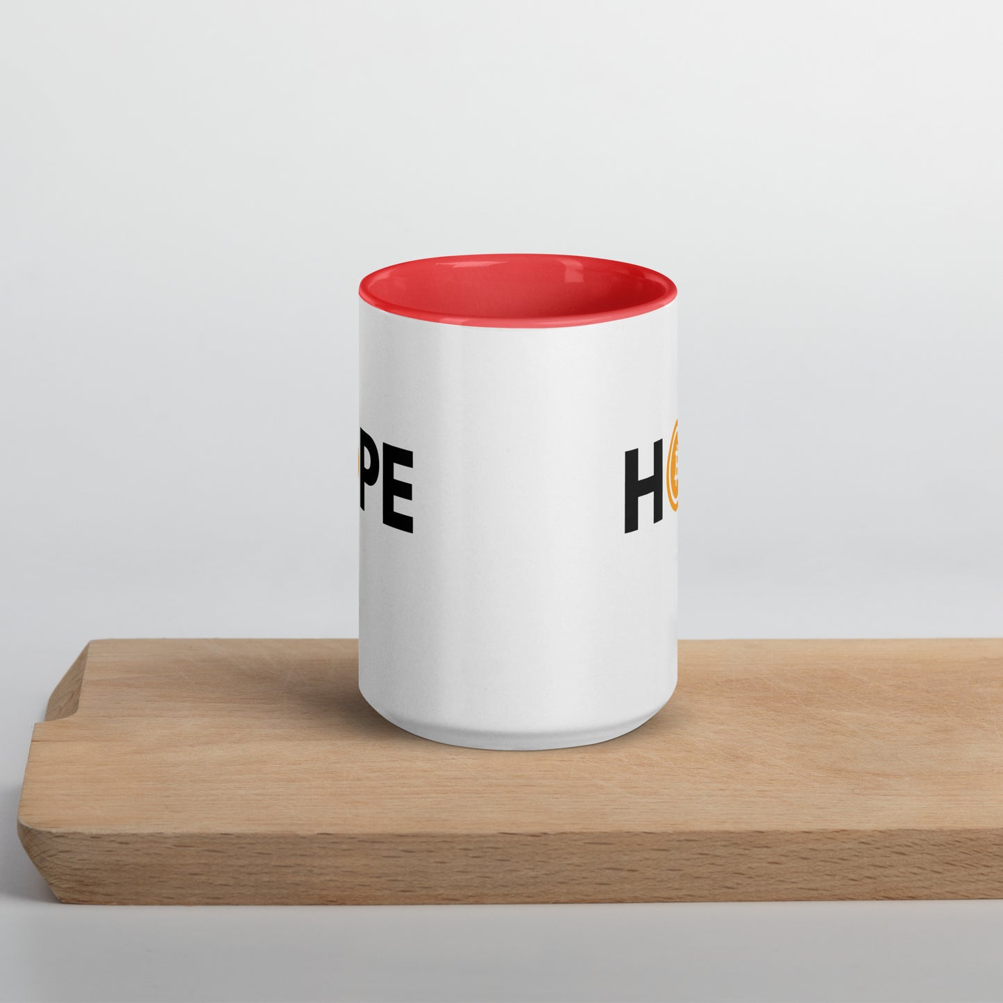 Bitcoin is Hope Mug with Color Inside