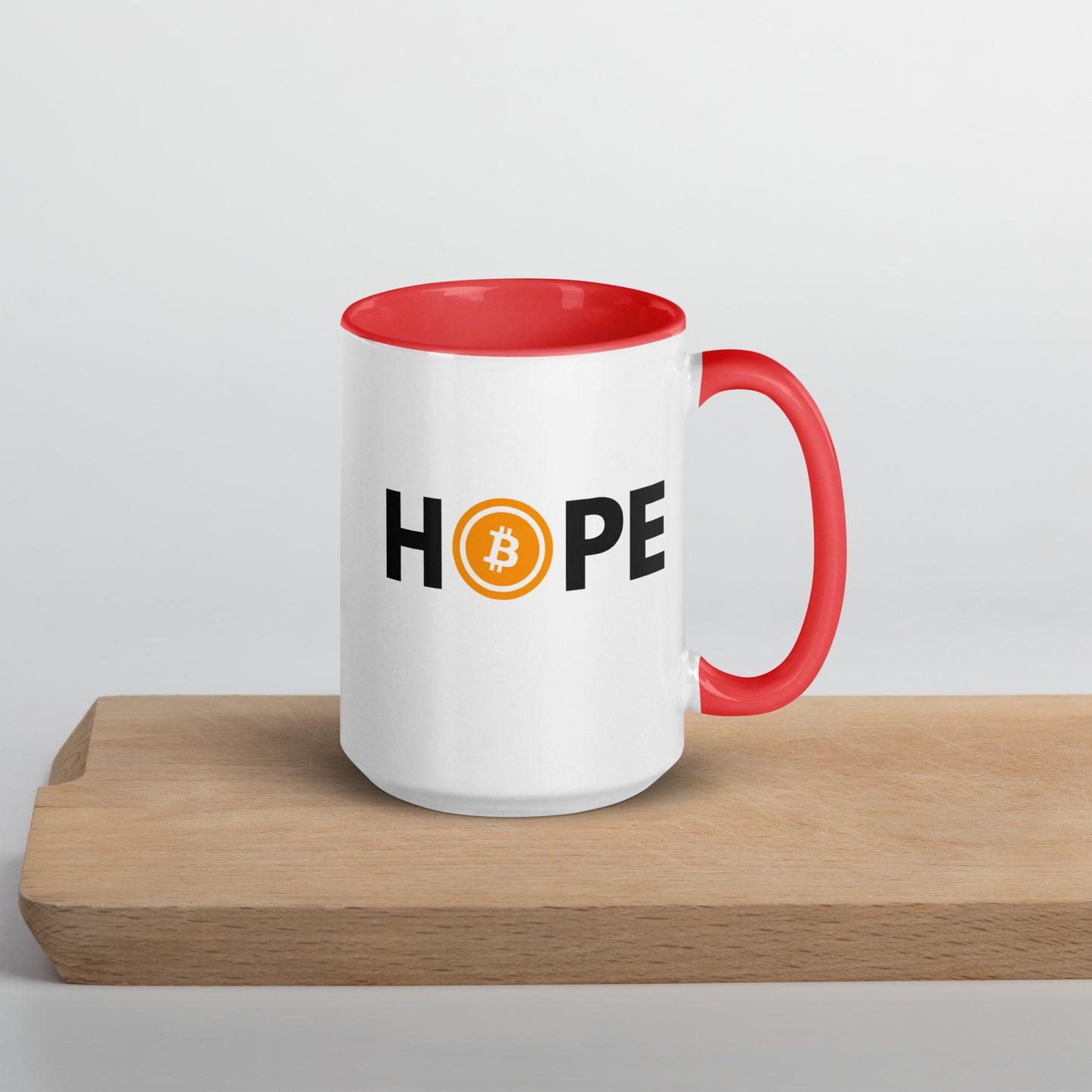 Bitcoin is Hope Mug with Color Inside