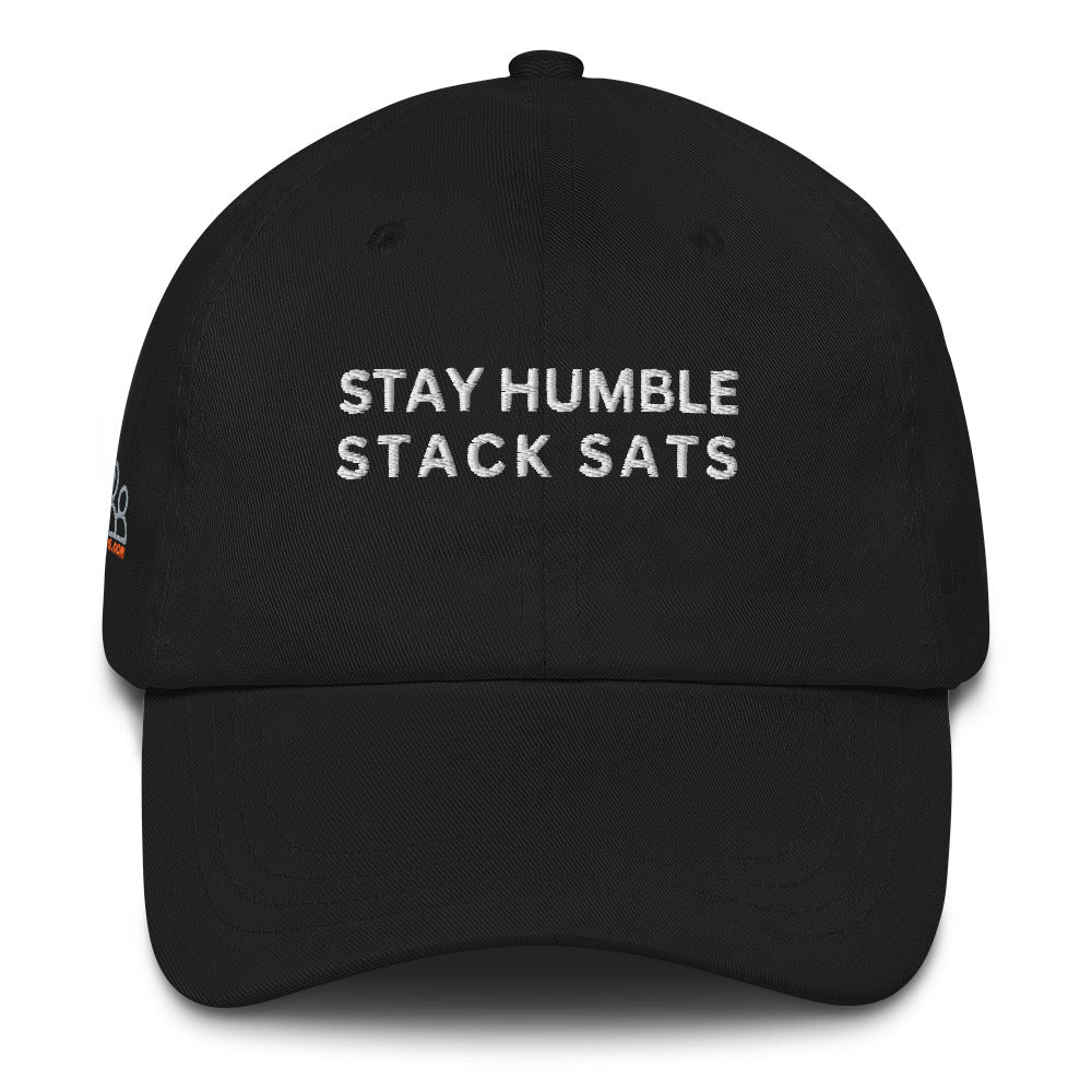 Stay humble stack sats bitcoin Dad hat