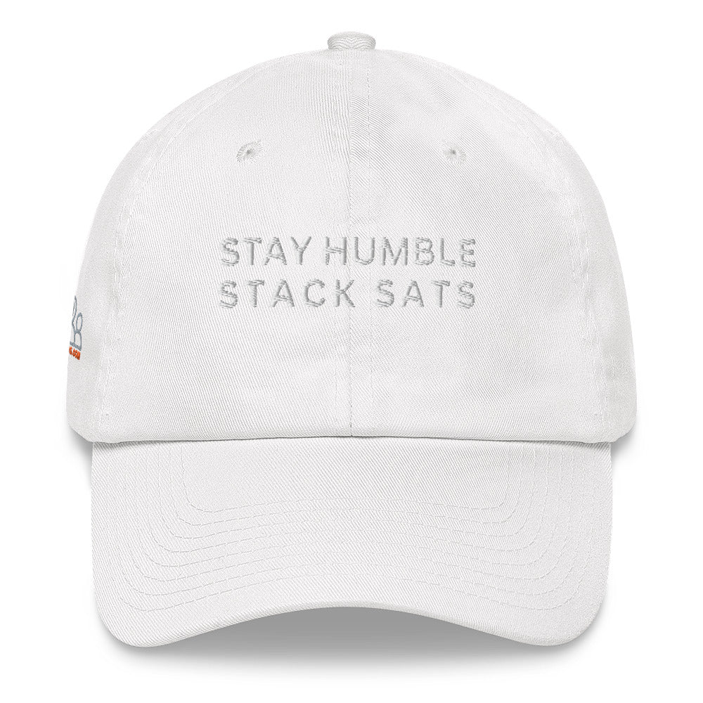 Stay humble stack sats bitcoin Dad hat