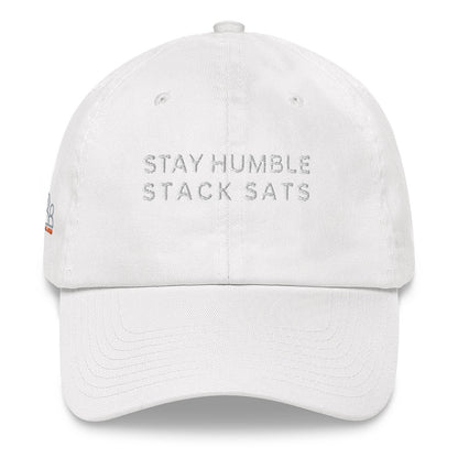 Stay humble stack sats bitcoin Dad hat