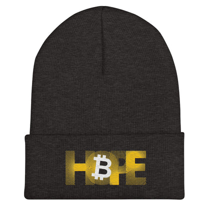 Bitcoin is Hope Cuffed Beanie