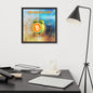 Wake Up Bitcoin Framed poster