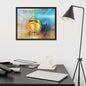 Wake Up Bitcoin Framed poster