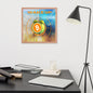 Wake Up Bitcoin Framed poster