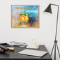 Wake Up Bitcoin Framed poster