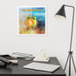 Wake Up Bitcoin Framed poster