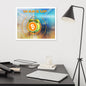 Wake Up Bitcoin Framed poster