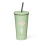 Insulated Number go up tumbler with a straw