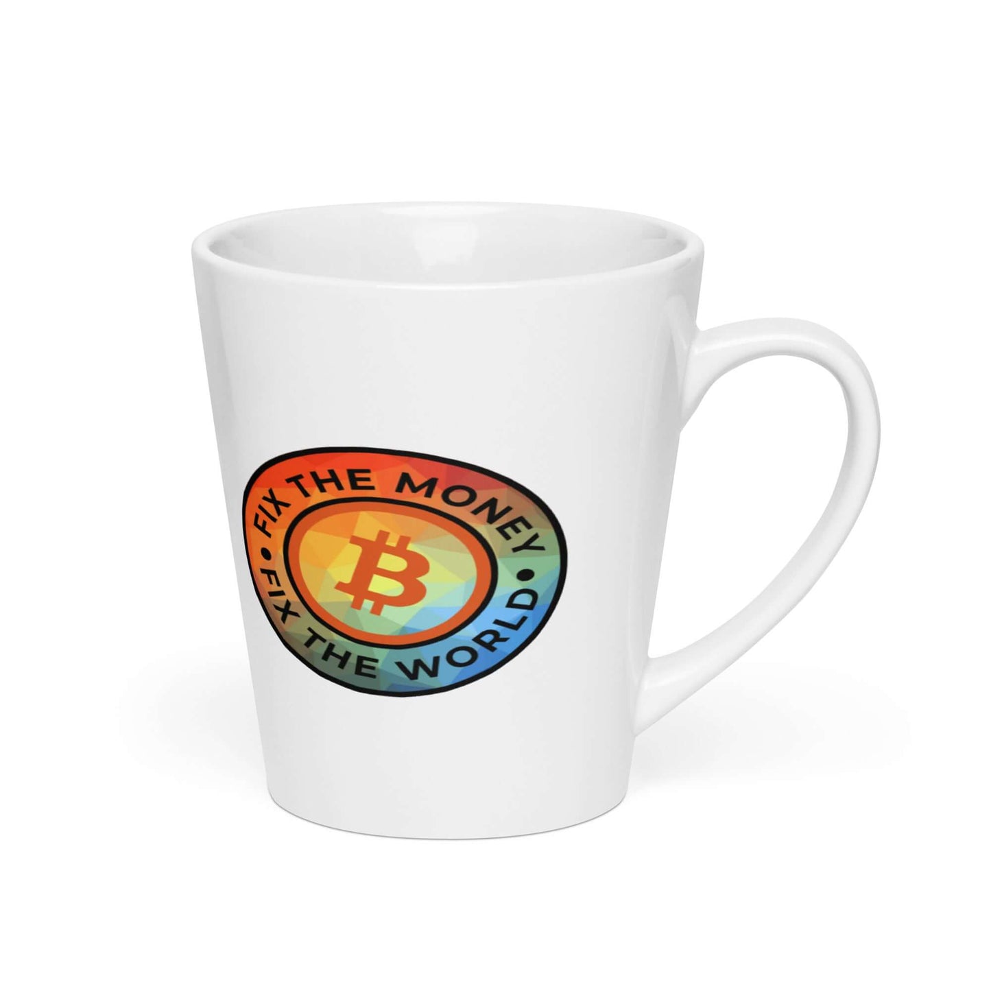 Fix the Money Fix the World Latte mug