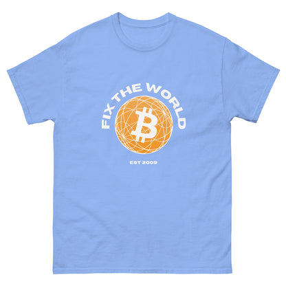 Bitcoin Fix The World Men's classic tee